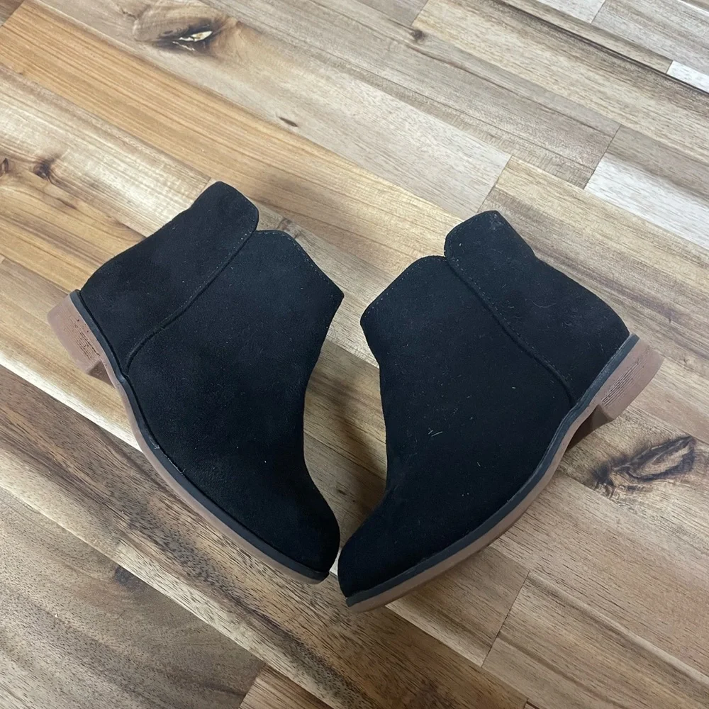 Cat and jack black toddler ankle‎ boots girls size 7